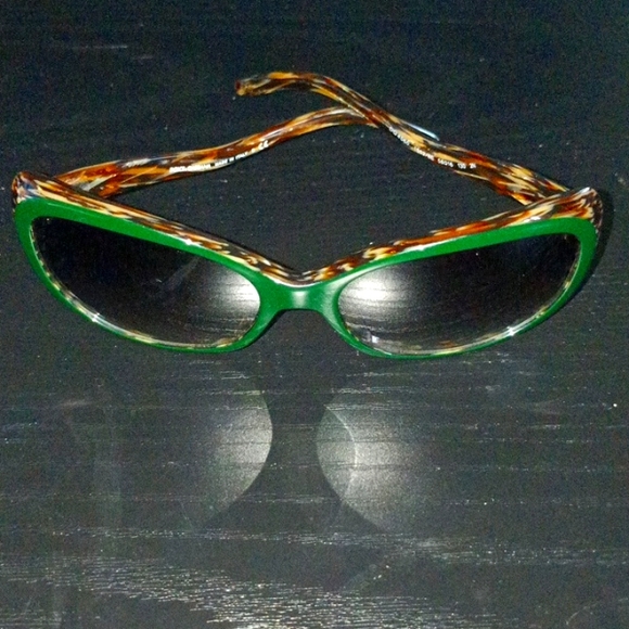 Dolce & Gabbana Striped & Green Gradient Sunglasses - Picture 1 of 7